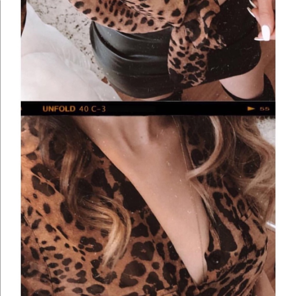 Cheetah print top